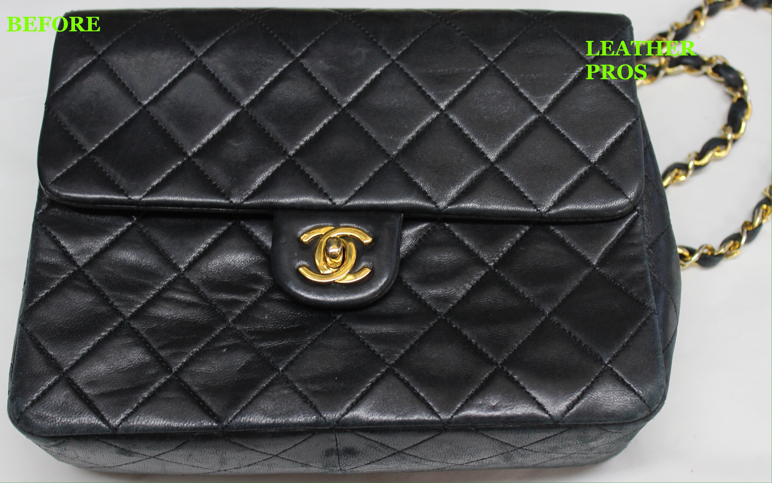 Refinish Black Chanel Handbag