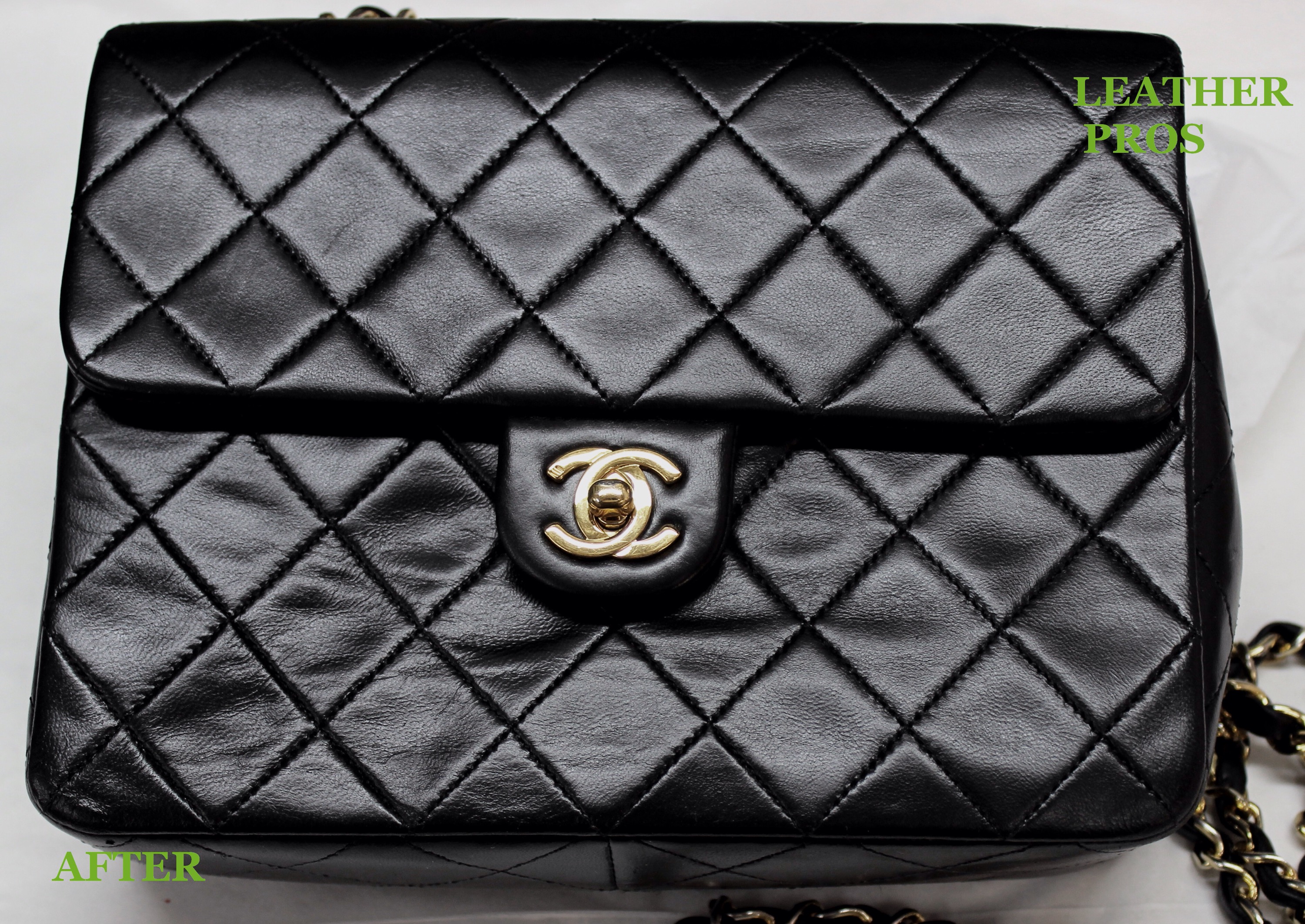 Refinish Black Chanel Handbag